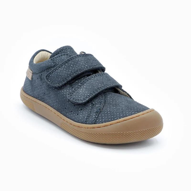 Naturino Barefoot Rabir Velcros Dots Blue
