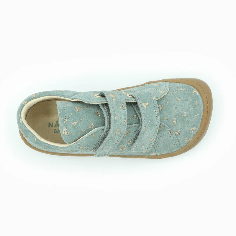 Naturino Barefoot Kommy Velcros Flower Hearth Cloud Platinum