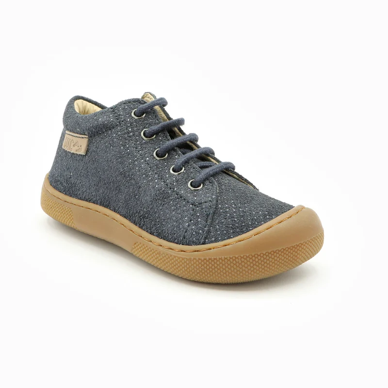 Naturino Barefoot Orec Lacets Dots Blue