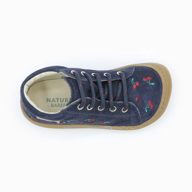 Naturino Barefoot Orec Lacets Cherry Navy