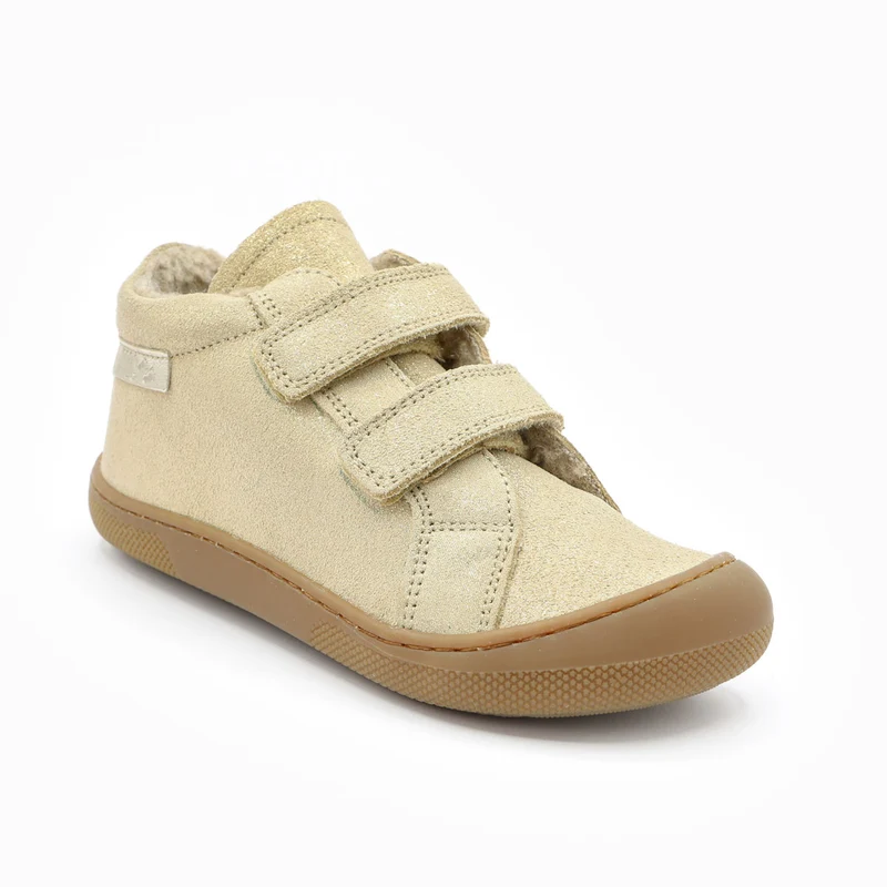 Naturino Barefoot Kommy Velcros Wool Platinum