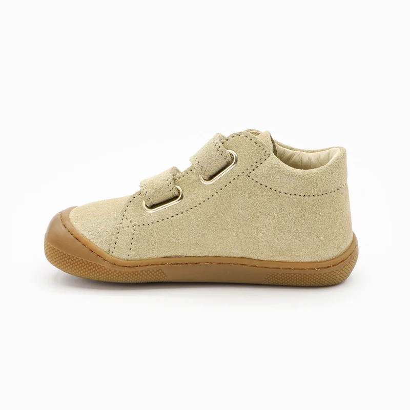 Naturino Barefoot Orec Velcros Glitter Platinum
