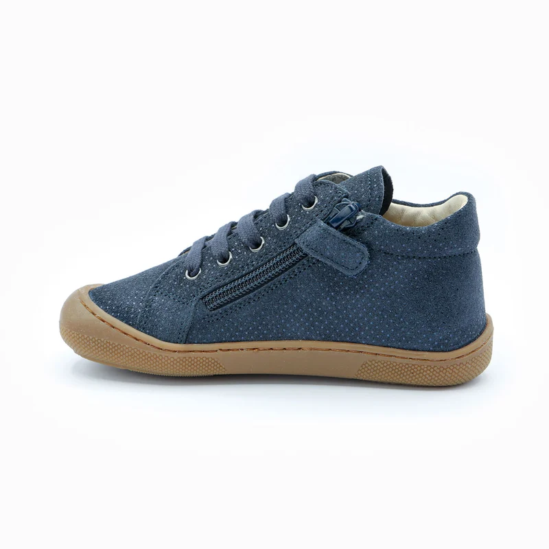 Naturino Barefoot Kommy Zip Dots Blue