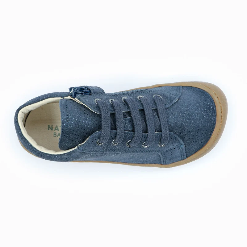 Naturino Barefoot Kommy Zip Dots Blue