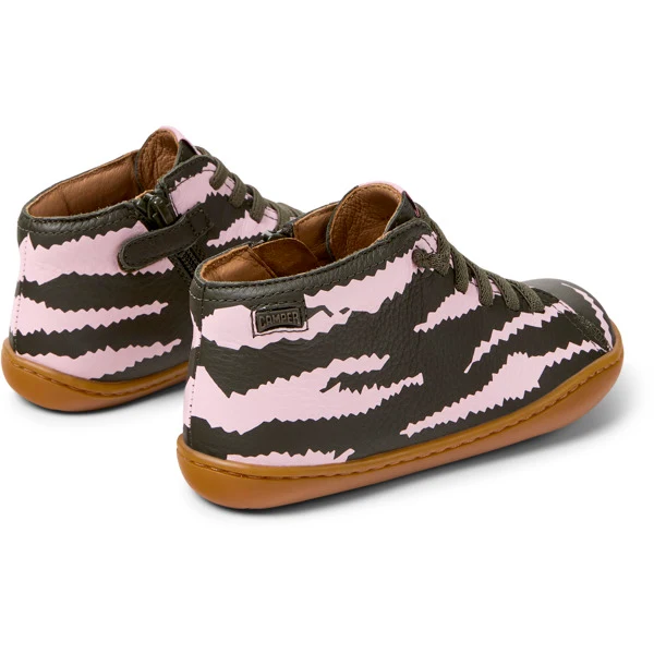 Camper Kids Peu Montantes Twins Marron Rose