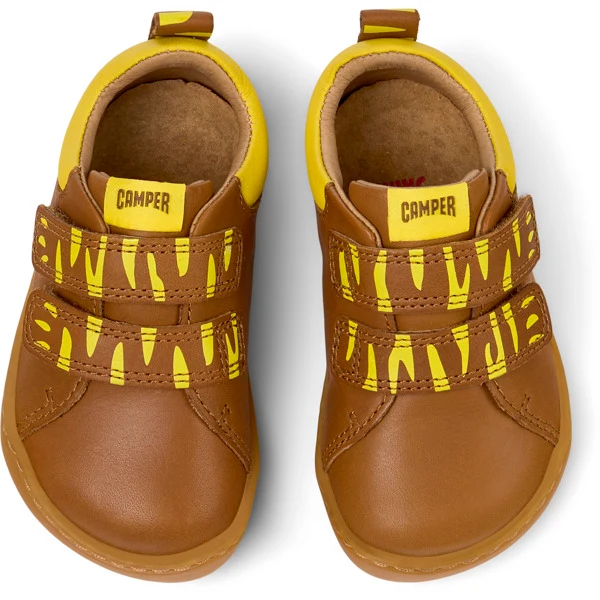 Camper FW Peu Velcros Twins Marron Tiger