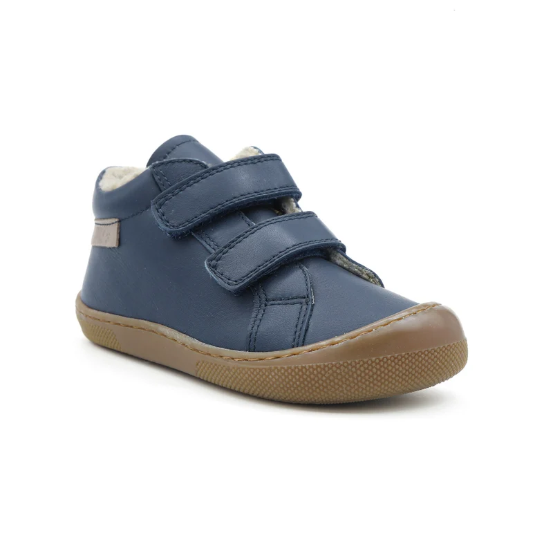 Naturino Barefoot Kommy Velcros Wool Navy