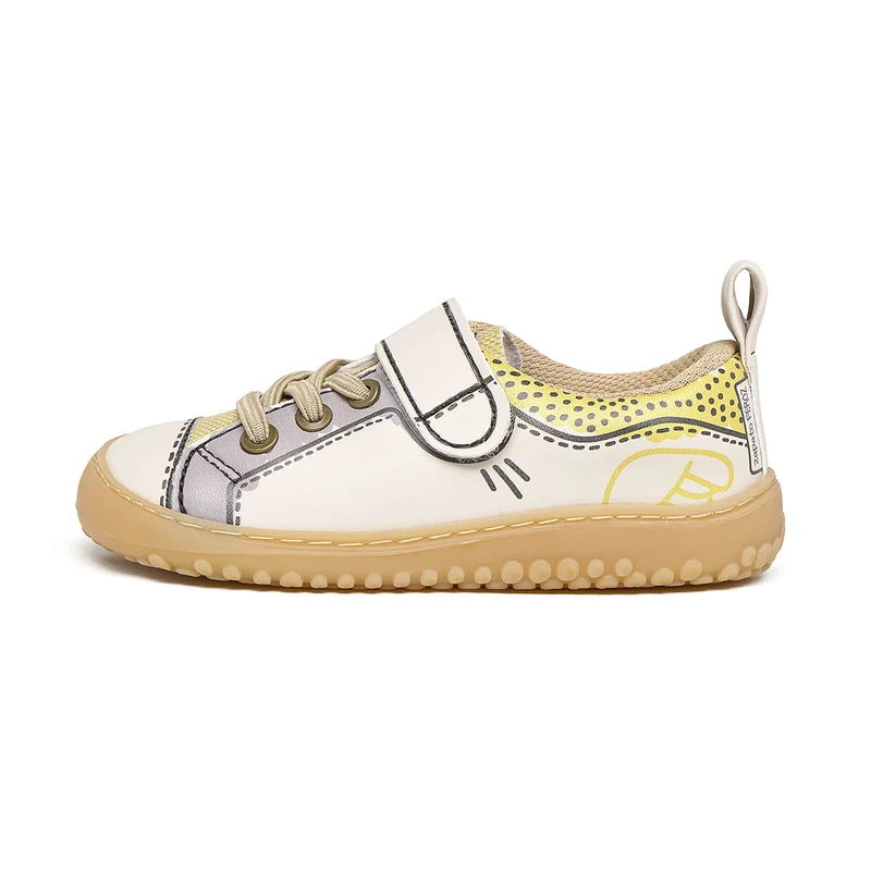 Zapato Feroz Rockers Paterna Comic Amarillo Beige