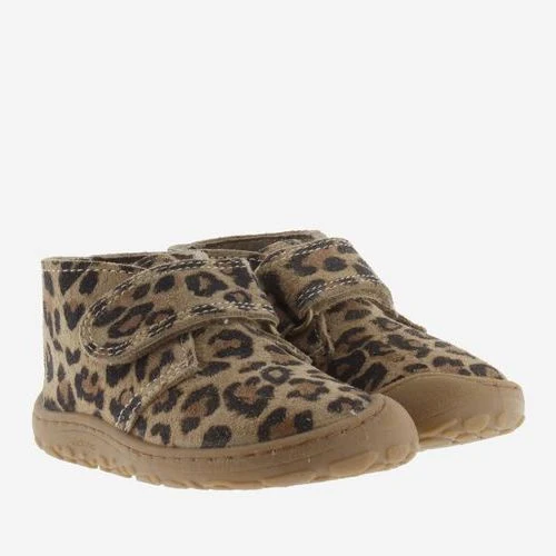 Victoria Barefoot Bosco Bottine Velcro Leopardo