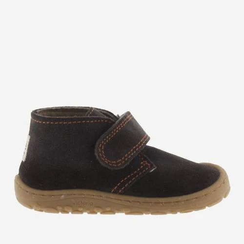 Victoria Barefoot Bosco Bottine Velcro Antracita