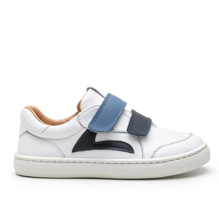 Tip Toey Joey Kidos Landy White Navy Ash