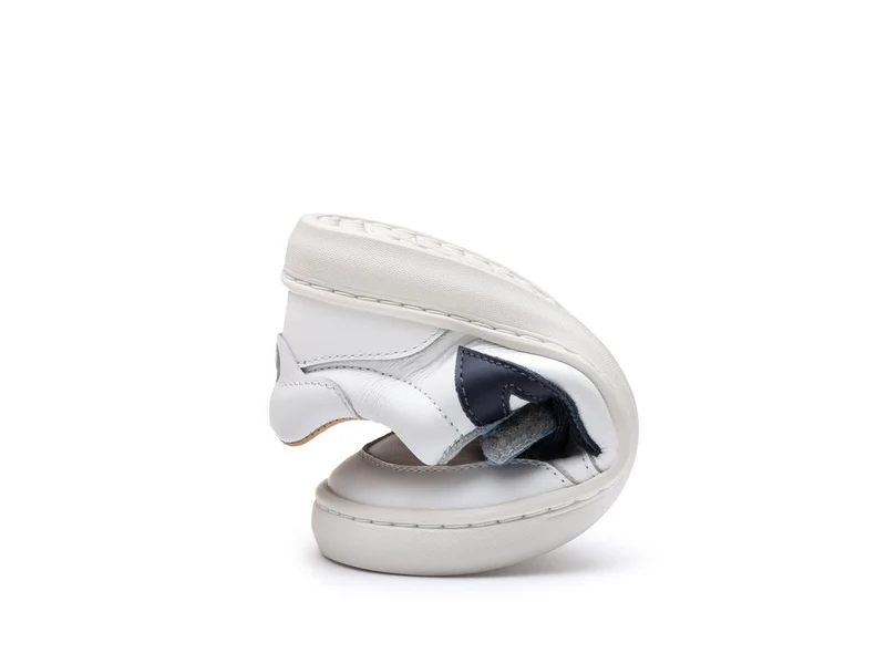 Tip Toey Joey Kidos Landy White Navy Ash