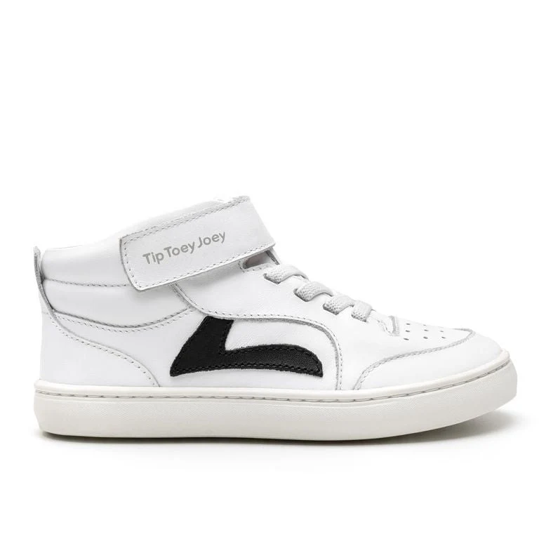 Tip Toey Joey Kidos Landy High Top White Black