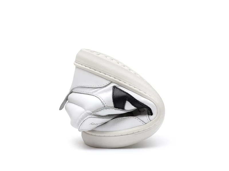 Tip Toey Joey Kidos Landy High Top White Black