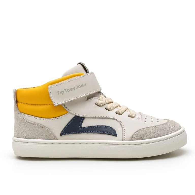Tip Toey Joey Kidos Landy High Top Tapioca Navy Caja