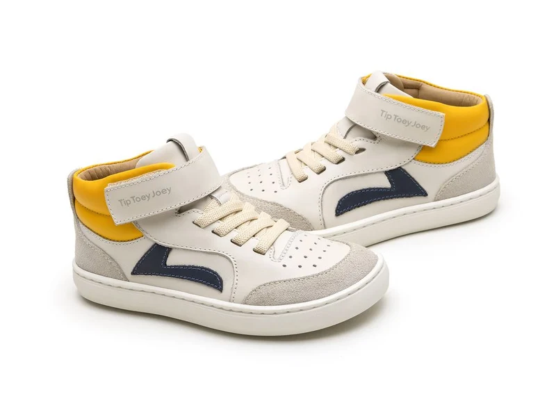 Tip Toey Joey Kidos Landy High Top Tapioca Navy Caja