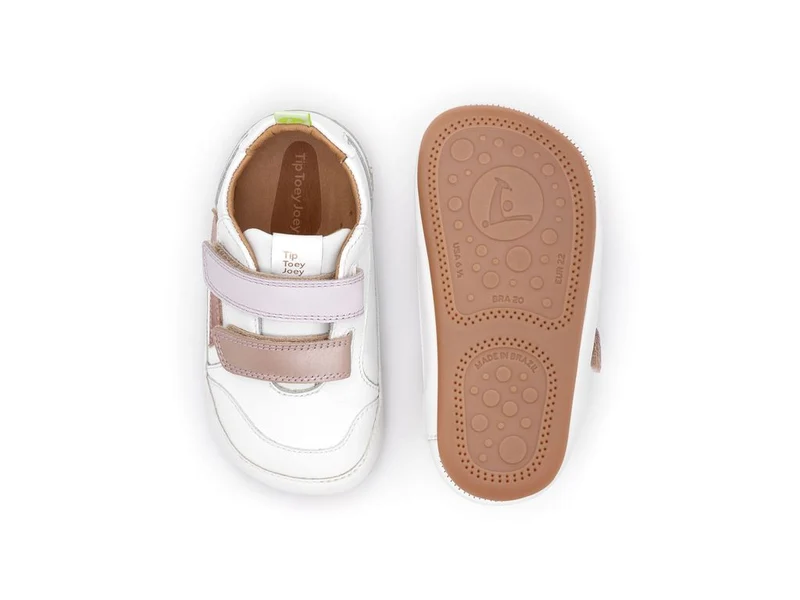 Tip Toey Joey Primeiros Landy White Pink Dream Rose Gold