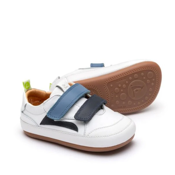 Tip Toey Joey Primeiros Landy White Navy Navy Ash
