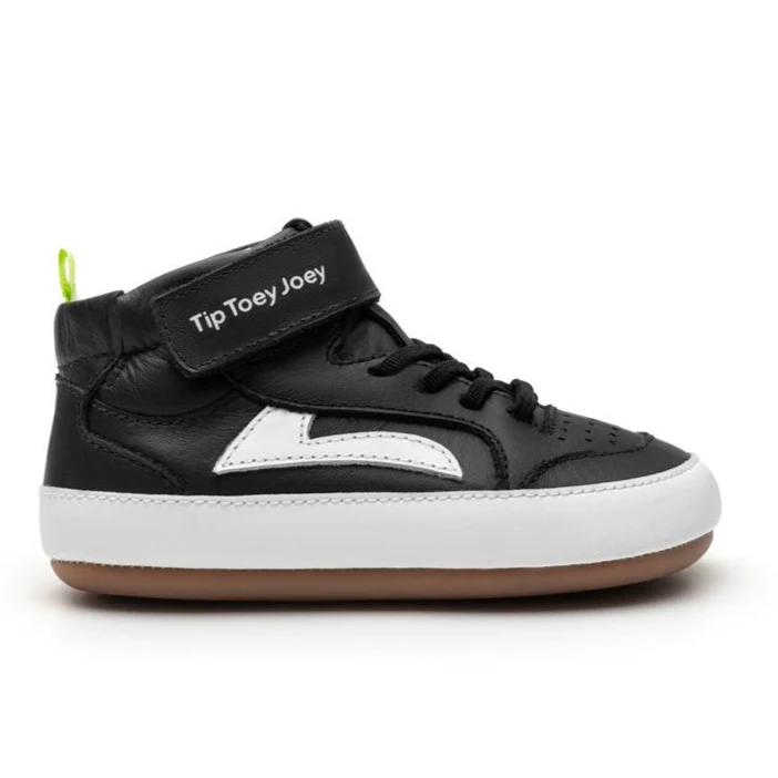 Tip Toey Joey Primeiros Landy High Top Black White