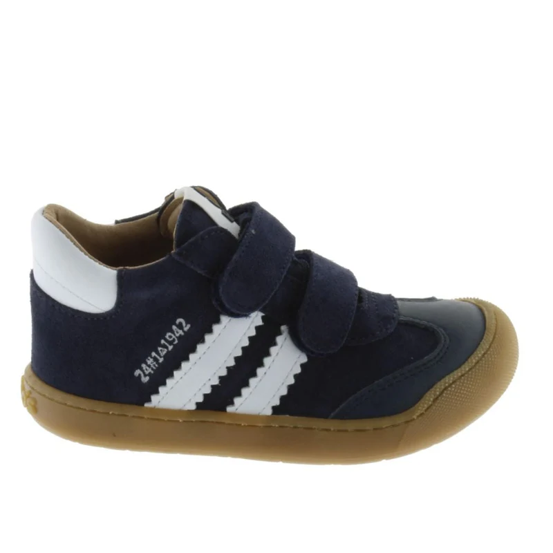 Acebos Barefoot Stripes Velcros Marino