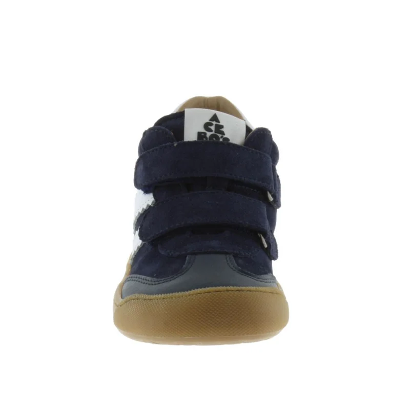 Acebos Barefoot Stripes Velcros Marino