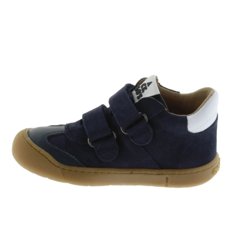 Acebos Barefoot Stripes Velcros Marino