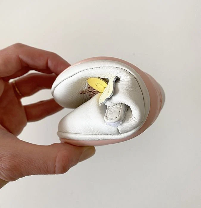 Camper Ballerines Twins Crème Noeuds