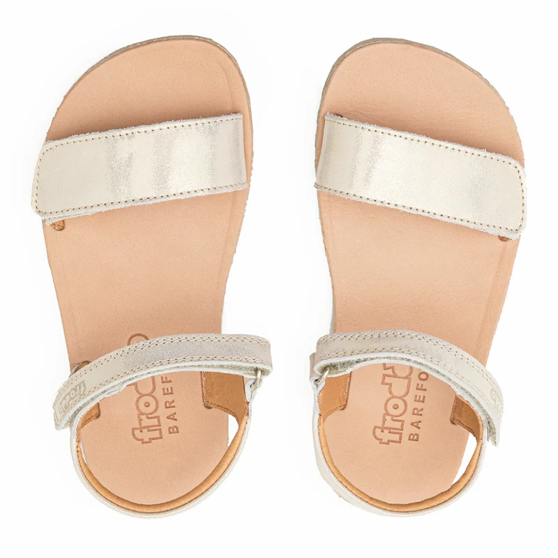 Froddo Barefoot Sandales Flexy Lia Platine Brillant