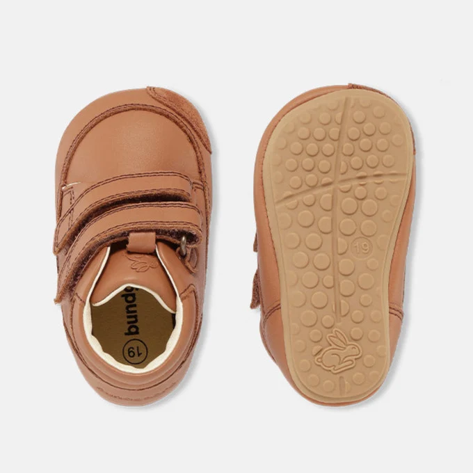 Bundgaard Barefoot Prewalker Strap Cognac
