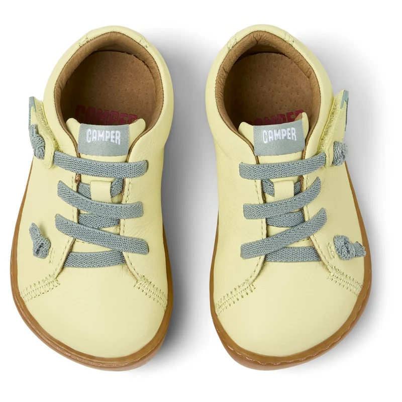 Camper FW Peu Cami Jaune Pastel Vert