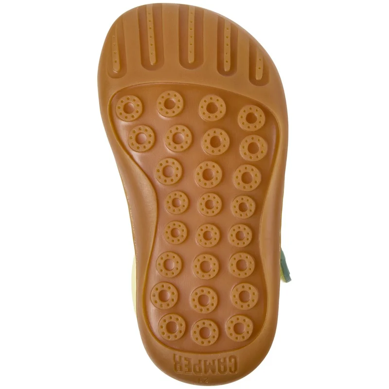 Camper FW Peu Cami Jaune Pastel Vert