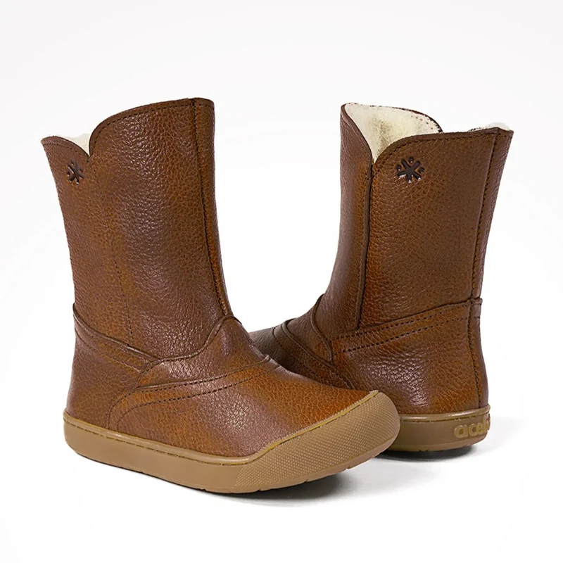 Acebos Barefoot Bota Fourrées Cuero