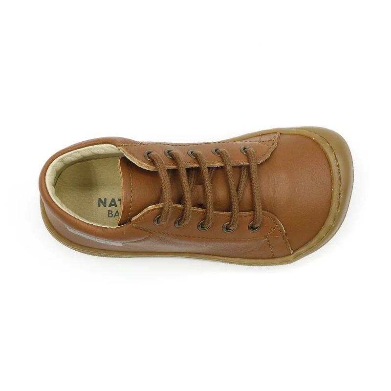 Naturino Barefoot Orec Lacets Cuoio