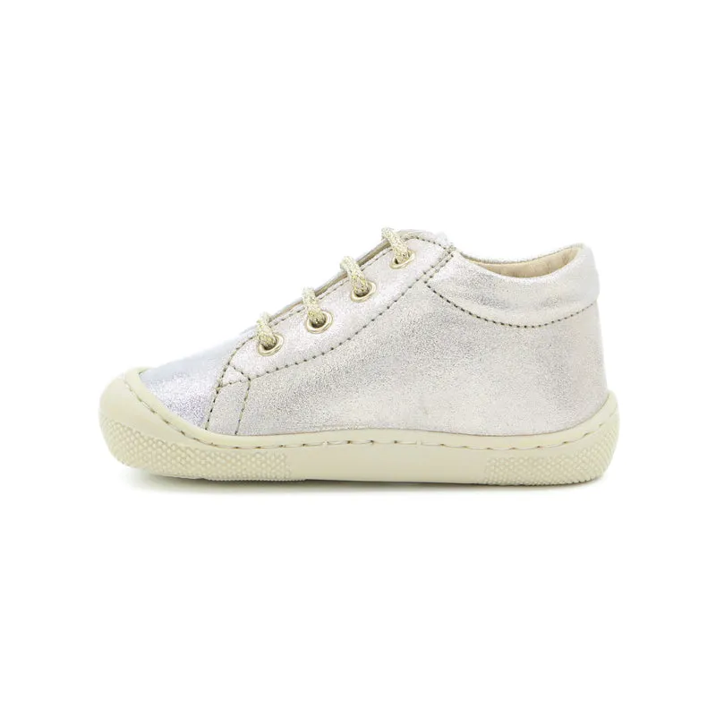Naturino Barefoot Orec Lacets Silver Platinum