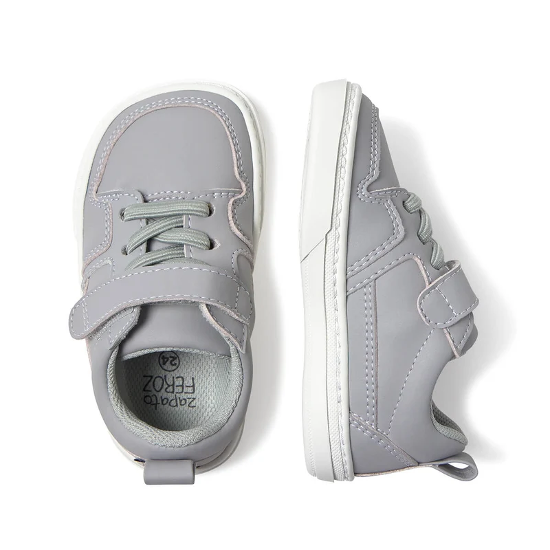 Zapato Feroz Rockers Cheste Gris Claro