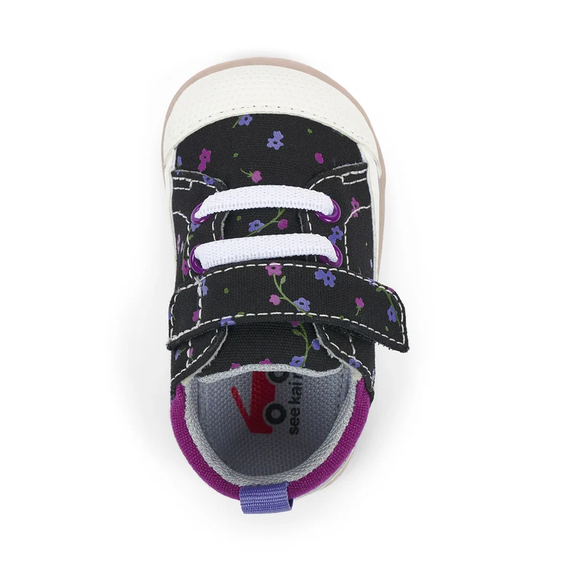 See Kai Run First Walker Stevie II Black Floral