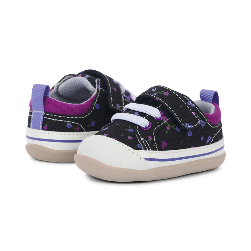 See Kai Run First Walker Stevie II Black Floral