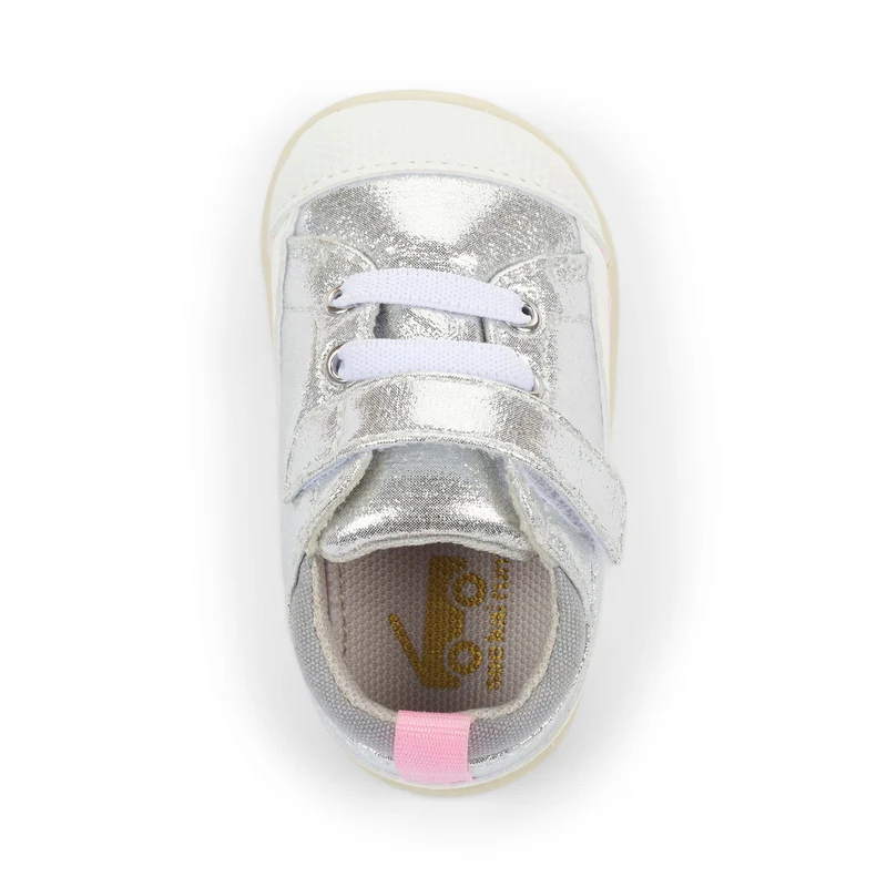 See Kai Run First Walker Stevie II Silver Shimmer