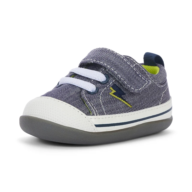 See Kai Run First Walker Stevie II Gray Lightning