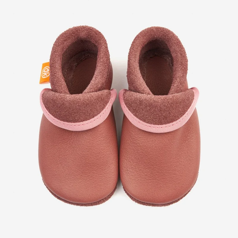 Orangenkinder Chaussons Vieux Rose