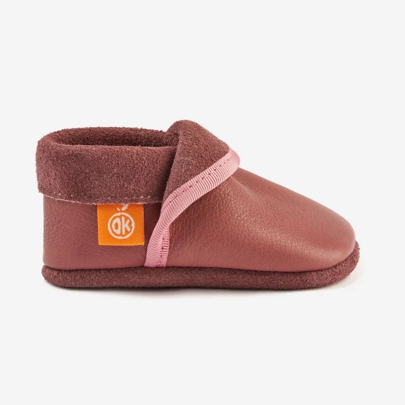 Orangenkinder Chaussons Vieux Rose