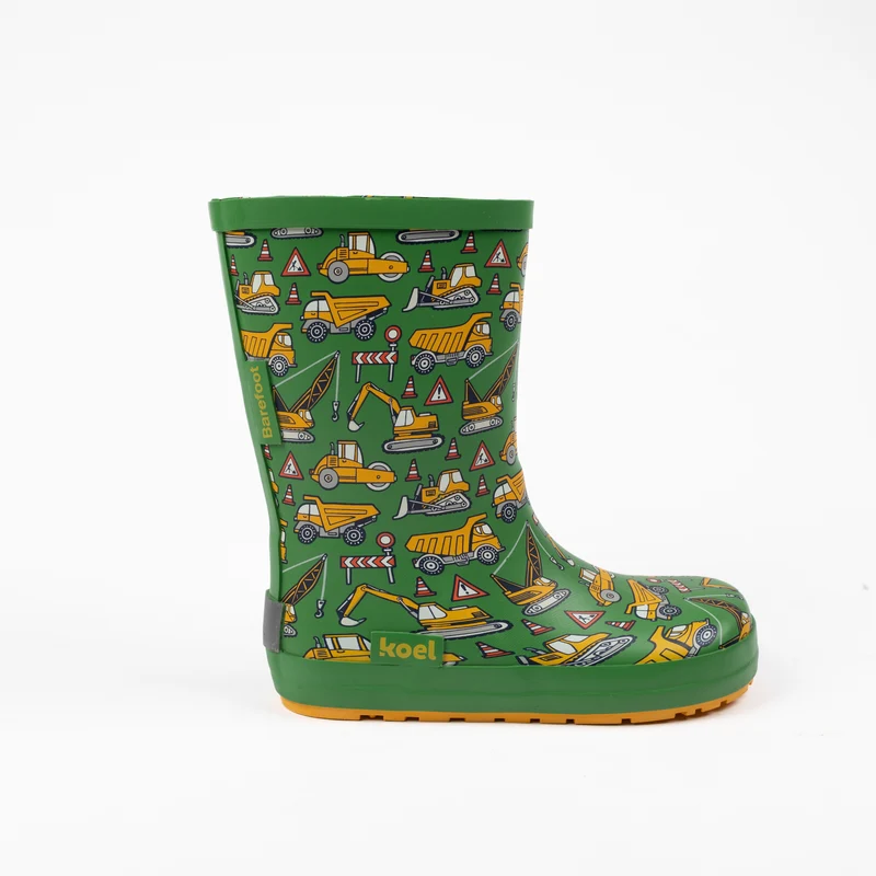 Koel Barefoot Wellie Tractor Green