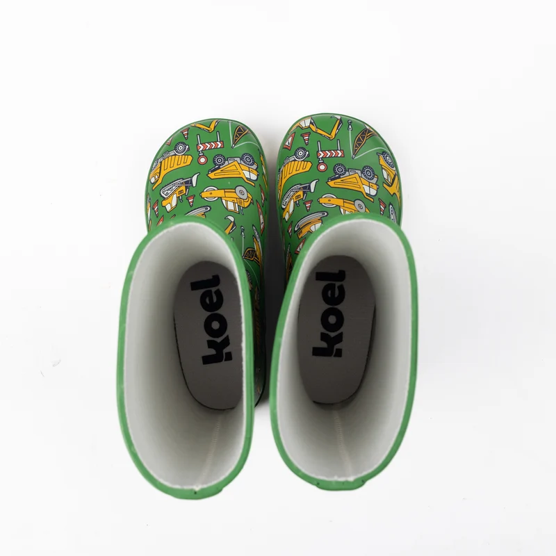 Koel Barefoot Wellie Tractor Green