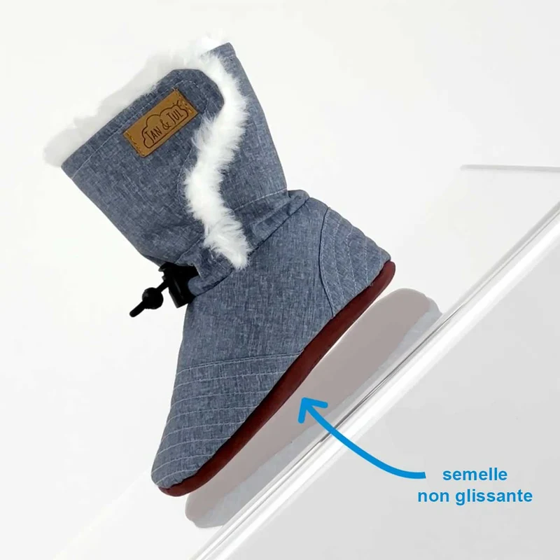 Jan and Jul Stay-Put Winter Booties Black