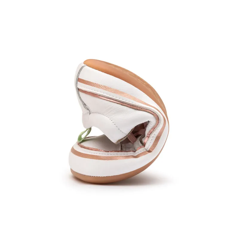 Tip Toey Joey Primeiros Funky Colors White Rose Gold Sterling Silver