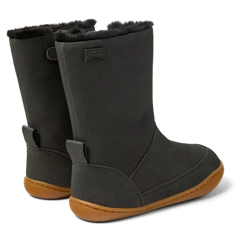 Camper Kids Peu Bottes Fourrées Gris