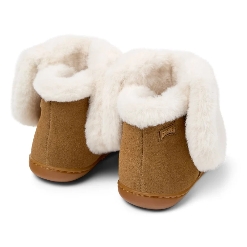 Camper FW Peu Bottines Fourrées Marron