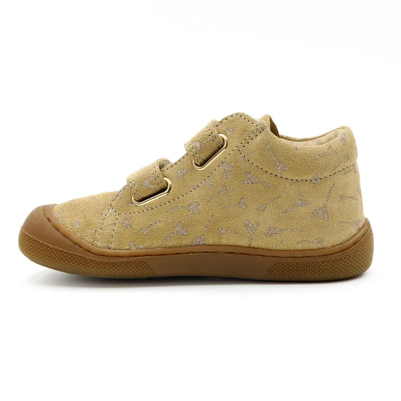 Naturino Barefoot Kommy Fleurs Beige Or