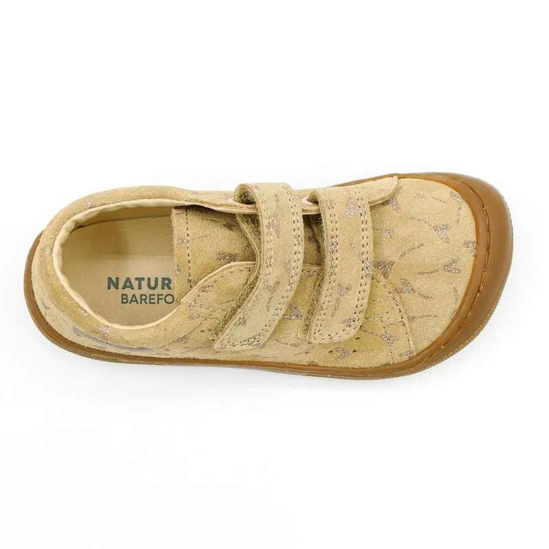 Naturino Barefoot Kommy Fleurs Beige Or