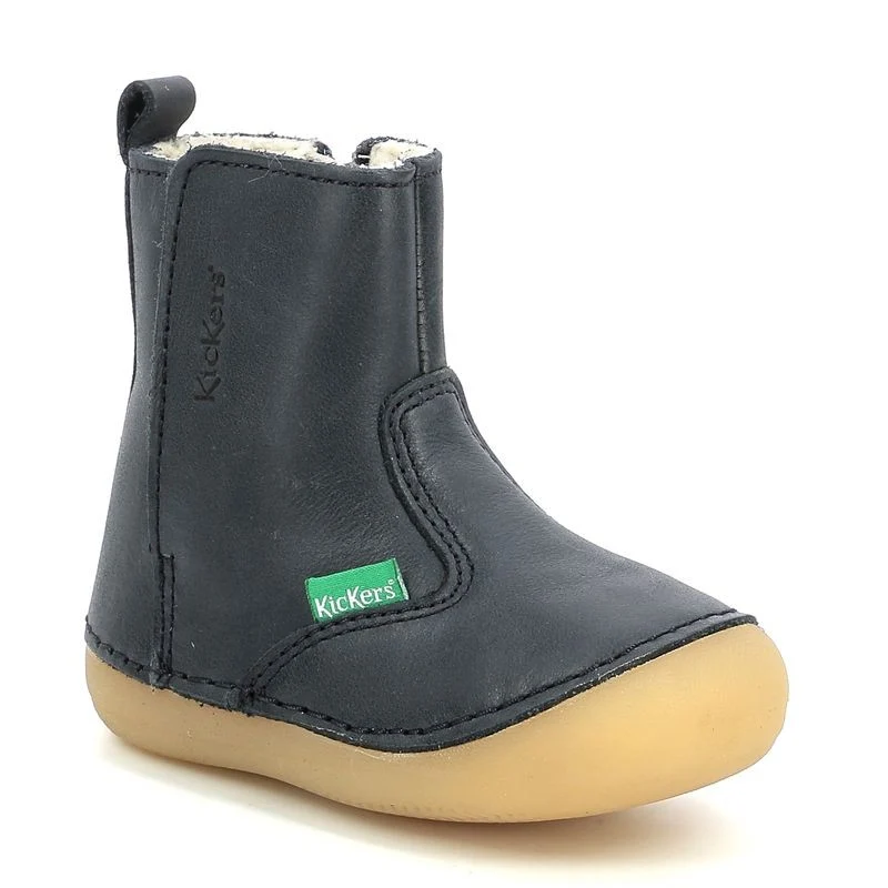 Kickers Socool Cho Fourrées Marine